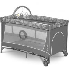 Дитячий манеж Lionelo Flower GREY STONE